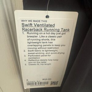 Lululemon Black Racerback Tank